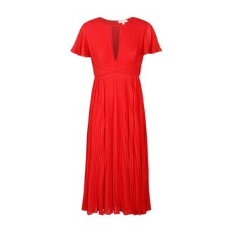 Michael Kors Dames, Jurken, Rood, Maat: S Poliester