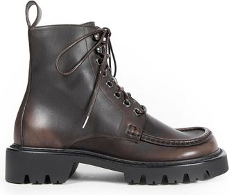 Loewe Sierra Combat Ankle Boots