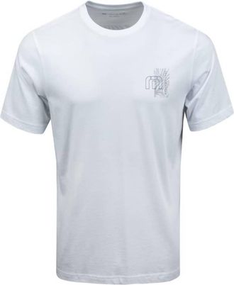 Travis Mathew Mens Road Map Tee In White