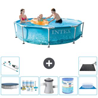 Intex Piscina Con Estructura Redonda - 305x76 Cm - 7-piezas S41331