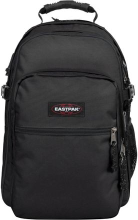 Eastpak Freizeitrucksack EASTPAK TUTOR, Damen, Gr. B/H/T: 32,5cm x 48cm x 26cm, schwarz, Polyester, meliert, Basic, Rucks&auml;cke Freizeitrucksack, mit ger&auml;umigen