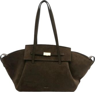 DeMellier The Brooklyn - Dames - Shoppers - Bruin - ONE Size - Katoen - Tassen