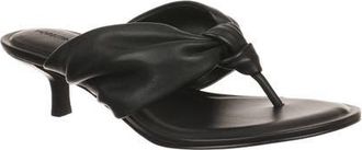 Nordstrom Selene Kitten Heel Flip Flop in Black at Nordstrom, Size 5.5