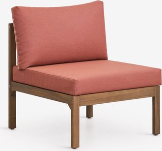 Sklum M&oacute;dulo Central Para Sof&aacute; Modular En Madera De Acacia Branson Sklum
