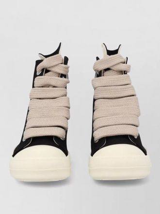 Rick Owens denim high-top sneakers
