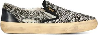 Golden Goose Black Printed Sneakers