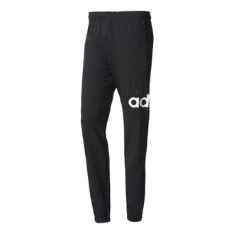 adidas Mens adidas Alphabet Large Logo Knit Casual Pants/Trousers Black B47217