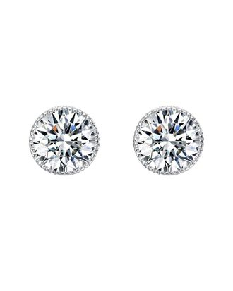 Rachel Glauber Diamond Cz Earrings