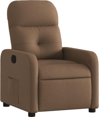 vidaXL Vidaxl - Sill&oacute;n Reclinable De Tela Marr&oacute;n