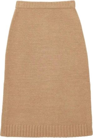 Ines De La Fressange Rokken, Dames, Bruin, XS, Wol, Damia Skirt