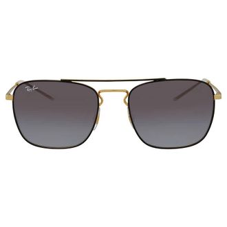 Ray-Ban Grey Gradient Square Unisex Sunglasses RB3588 90548G 55