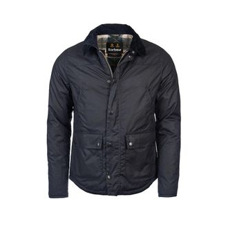 Barbour Reelin Jacket - Heren - Zomerjassen - Blauw - M - Katoen - Jassen