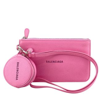 Balenciaga Pink Leather Pouch (Pre-Owned)