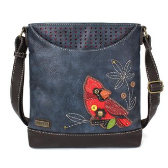 Chala Sweet Messenger Tote Bag - Cardinal - Navy