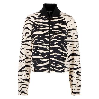 Marc Cain Dames, Jassen, Zwart, Maat: 2XL Jersey