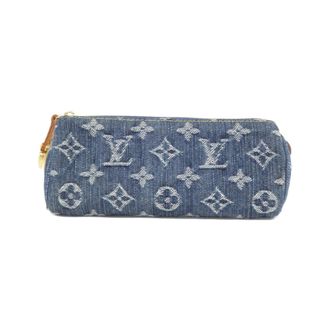 Louis Vuitton Blue Monogram Denim Pochette Pouch (Pre-Owned)