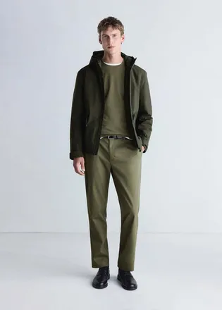 Mango Giacca packable waterproof con imbottitura Thermore verde scuro - Uomo - XXL - MANGO MAN