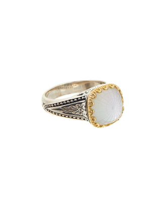 Konstantino Silver & 18K Crystal Doublet Ring