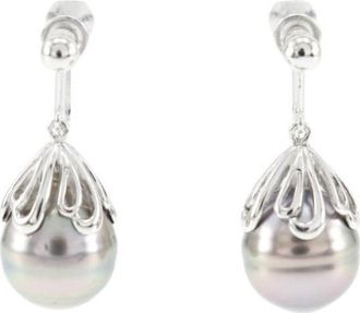 Tasaki Baroque Pearl Silver Earrings