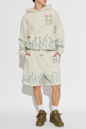 Amiri Sweatshirt With Logo, Mens, Grey