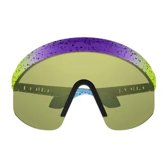 Gucci GG1477S001 Shield Semi Rim Sunglasses - Purple