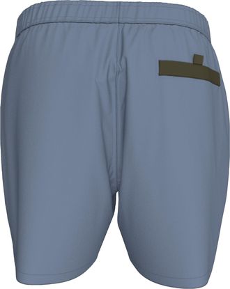 Tommy Hilfiger Mens Medium Drawstring Medium Length Swim Shorts, Blue (Brisk Blue), XXL