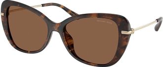 Michael Kors MK2230U SAINT CROIX 30063G Womens Sunglasses Tortoiseshell Size 56