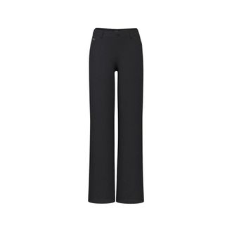 Guess Broeken, Dames, Zwart, W32, Katoen, Wijde broek