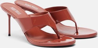 PARIS TEXAS Lidia patent leather thong sandals