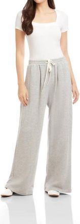 Fifteen Twenty Lani Wide Leg Pants In Light Heather Grey