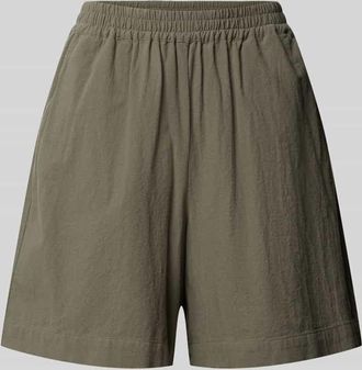 Soyaconcept Regular Fit Bermudas mit elastischem Bund Modell CISSIE in Schilf, Gr&ouml;&szlig;e XXL
