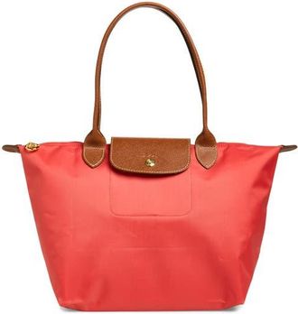 Longchamp Medium Le Pliage Nylon Shoulder Tote in Strawberry at Nordstrom