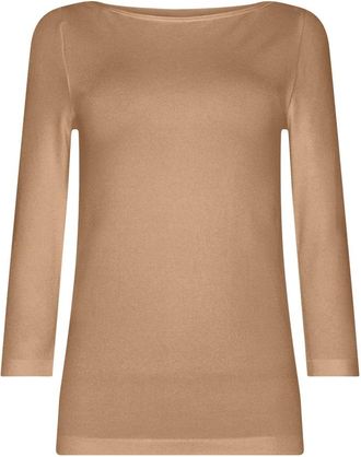 Wolford Tops - Dames - Longsleeves - Beige - L - Tops