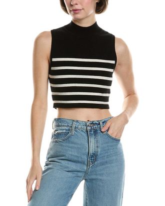 Frame Denim Cropped Cashmere Sweater