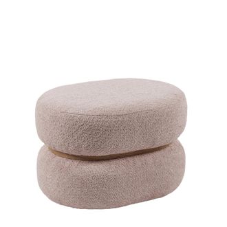 Schubiger M&ouml;bel Hocker Oval Rosa B: 41 cm