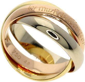 Cartier Trinity Yellow Gold (18K) Pink Gold (18K) White Gold (18K) Band Ring (Pre-Owned)