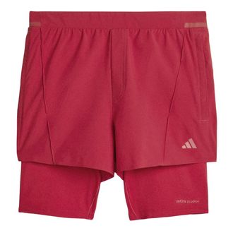 adidas D4T Training 2in1 Shorts - male - Adidas - Training Shorts - Red - XL - Sport