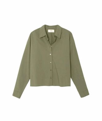 Xirena Womens Dawson Shirt In Army Green