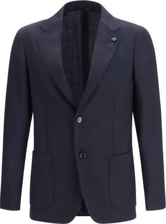 Lardini Fleece Wool Mens Blazer