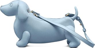 Thom Browne Borsa a spalla Hector a forma di bassotto - Blu