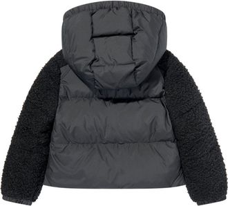 Moncler Girls Zagaba Down Jacket Black Padded