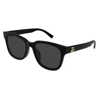 Gucci Pantos Zonnebril - unisex - Accessoires - Zwart - Maat: 55 MM Nylon