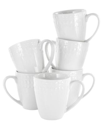 Elama Cara 6Pc Porcelain Cup Set