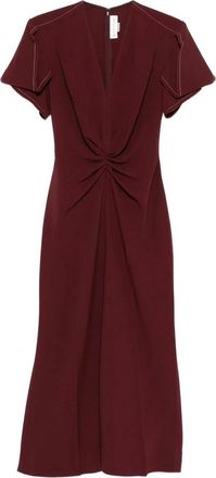 Victoria Beckham Kleedjes, Dames, Rood, XS, Dress Victoria Beckham