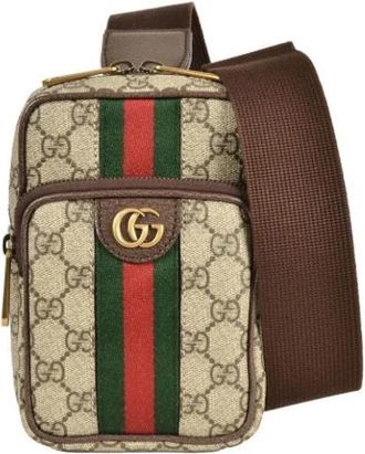 Gucci Pre-owned Fabric gucci-bags - Dames - Vintage Schoudertas - Beige - ONE Size - Vintage
