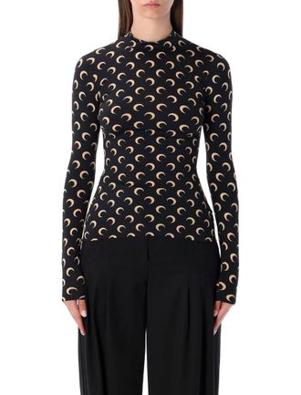 Marine Serre Moon All-Over Slim Top
