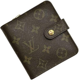 Louis Vuitton Brown Monogram Monogram Wallet (Bi-Fold) (Pre-Owned)