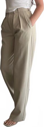 Sophie Rue Teddy Trouser In Taupe