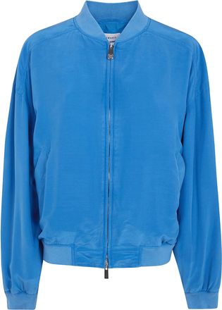 Versace Blouson Overdyed Silk Popeline