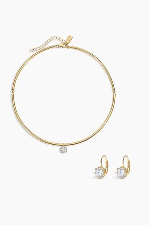 Electric Picks Belle Necklace and Earring Set of 2 in Gold at Nordstrom